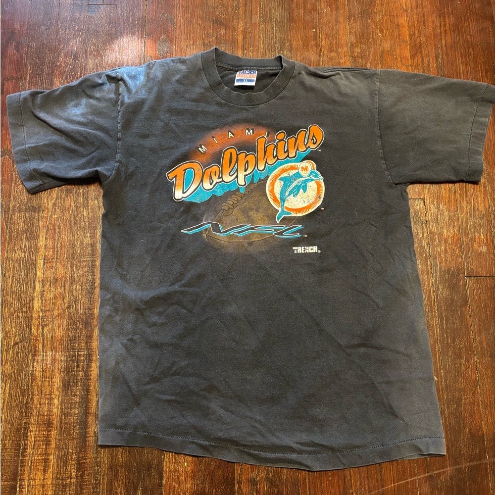Vintage Single Stitch Miami Dolphins Tee Size XL